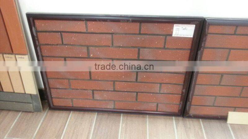 Color-shade exterior thin brick ceramic terracotta clay wall tile
