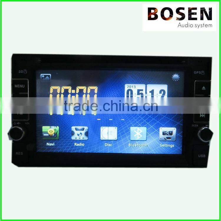 2din car dvd player with GPS TV touch screen