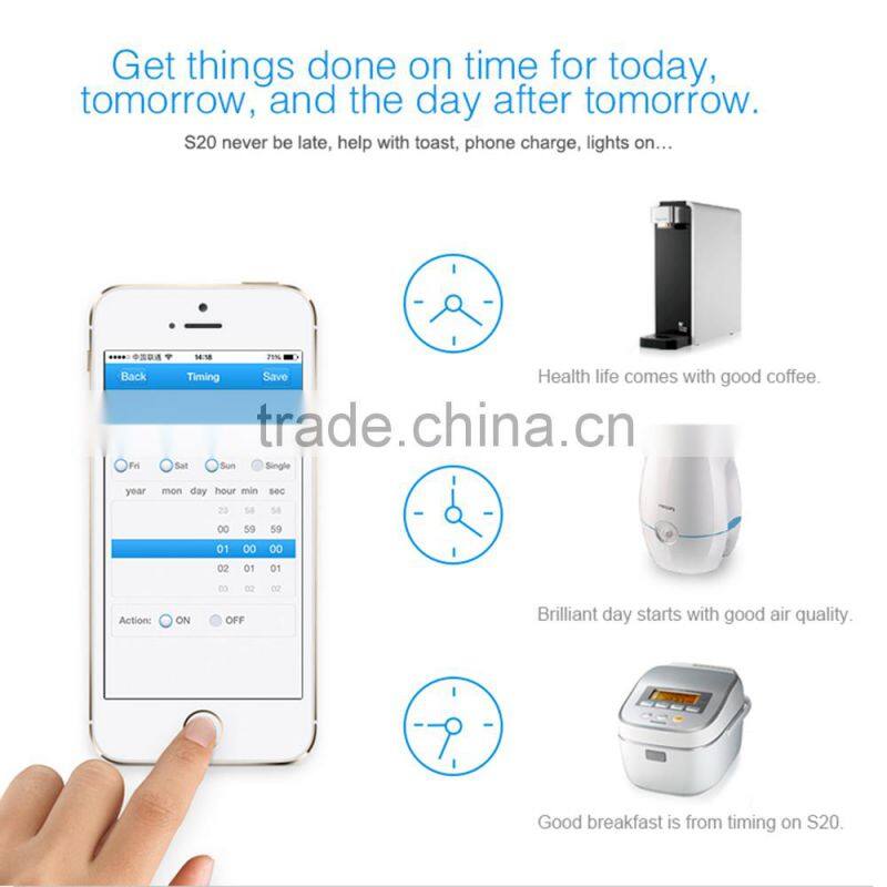ORVIBO S20 Wireless APP iOS Android Power Plug Switch Remote control Smart WIFI Socket
