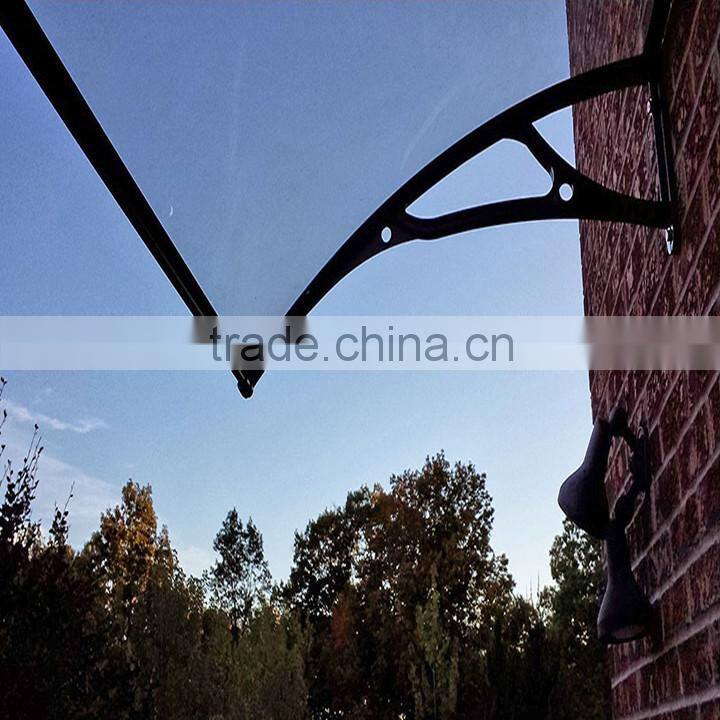 4mm-10mm uv smoked ribbed pc sheet for carport canopy