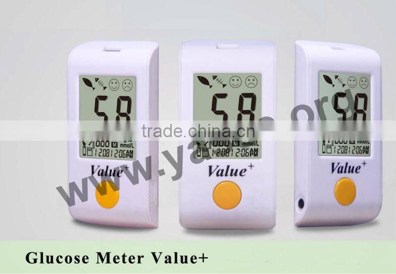 no code USB cable new blood glucose meter Value+ FDA approved