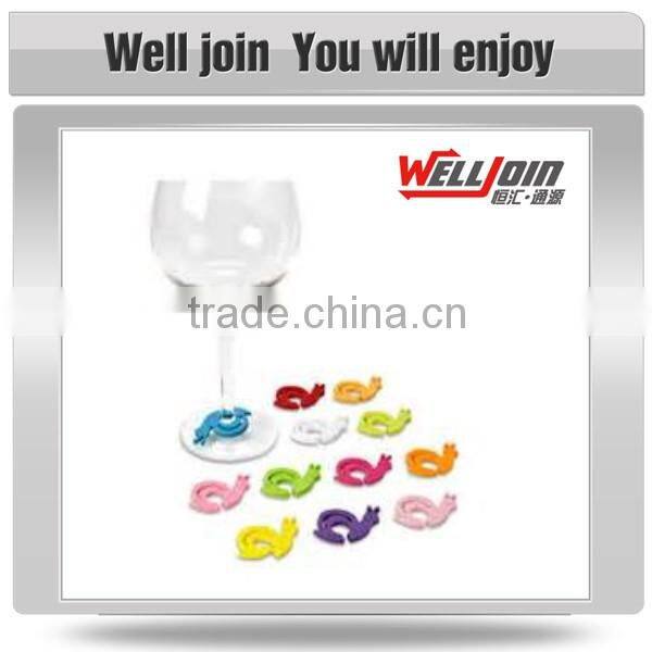 New Party Bar KTV Silicone Suction Cup Wine Glass Marker