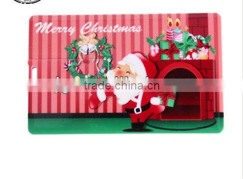 Credit Card USB Flash Drive for Christmas Gift