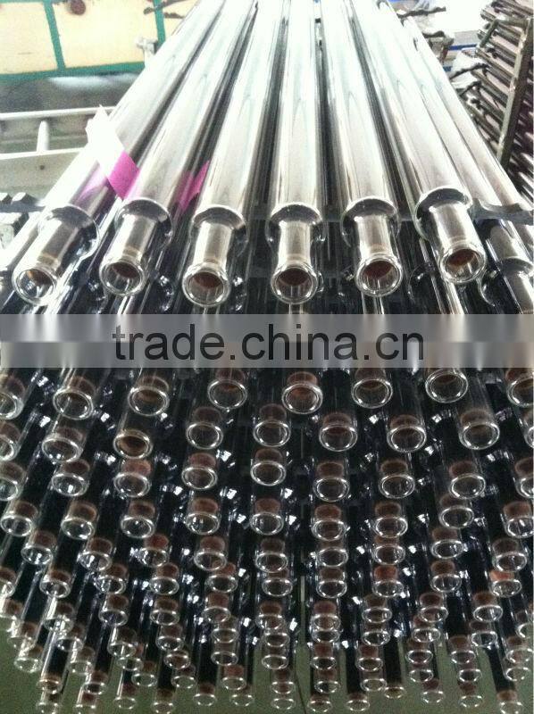 Four-cavity Neck Shrinkage Solar Super Heat Conduction Collector Tube