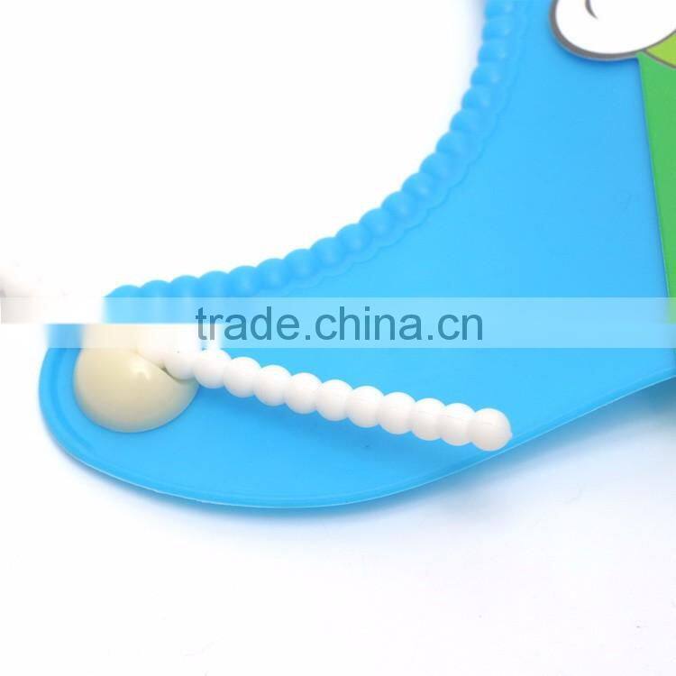2016 new style silicone baby bib with string