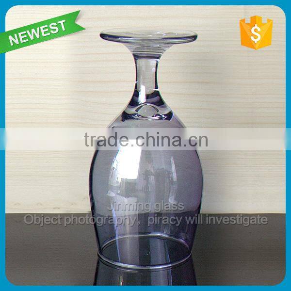 Top round glass tumblers balloon wine glass