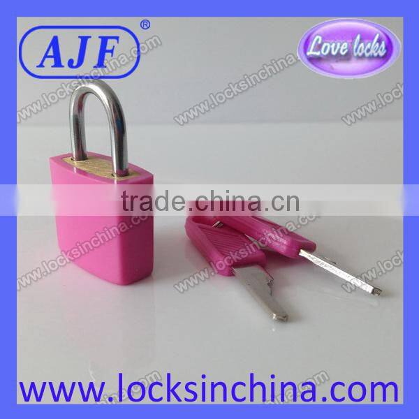 2015 AJF Popular Lovely Colorful Luggage Padlock