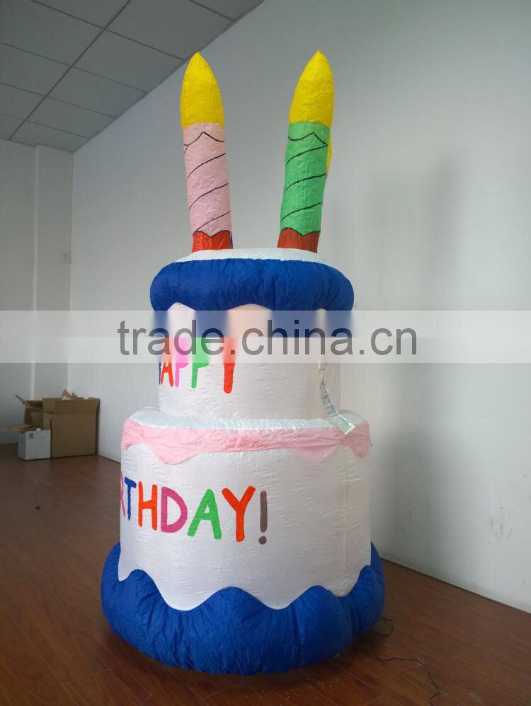 DJ-XT-61Inflatable Birthday Cake Fun Express Happy Birthday Party Decoration New