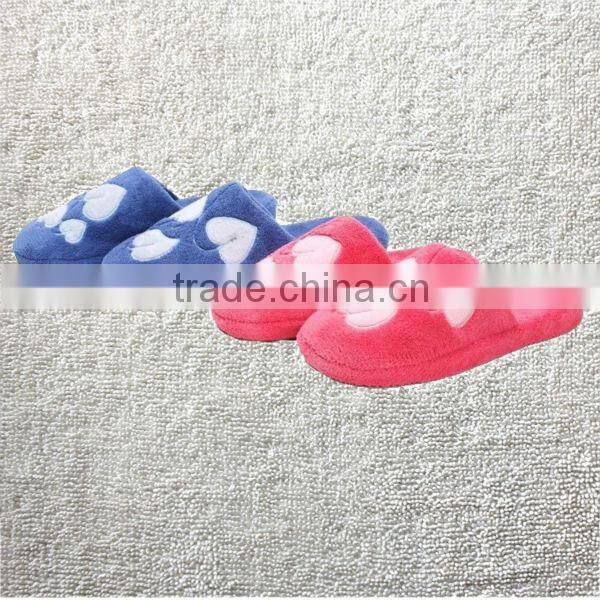 Hot-selling three-color roll plush bow women's winter home indoor slippers soft outsole cotton-padded slippers