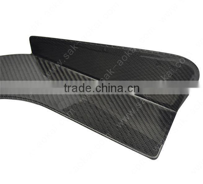 universal front bumper lip kit carbon fiber body kit(pair)