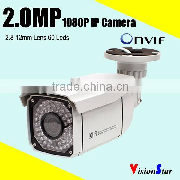 Color CMOS Sensor SONY High definition IR Bullet Outdoor 1.3MP 960P IP Camera