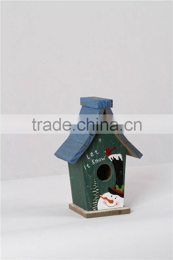 Eco-friendly decorative MDF pet birdhouse