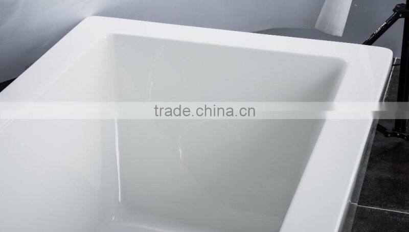 SUNZOOM UPC/cUPC certified european soaking tubs, rectangular corner bathtub, quality bathtub