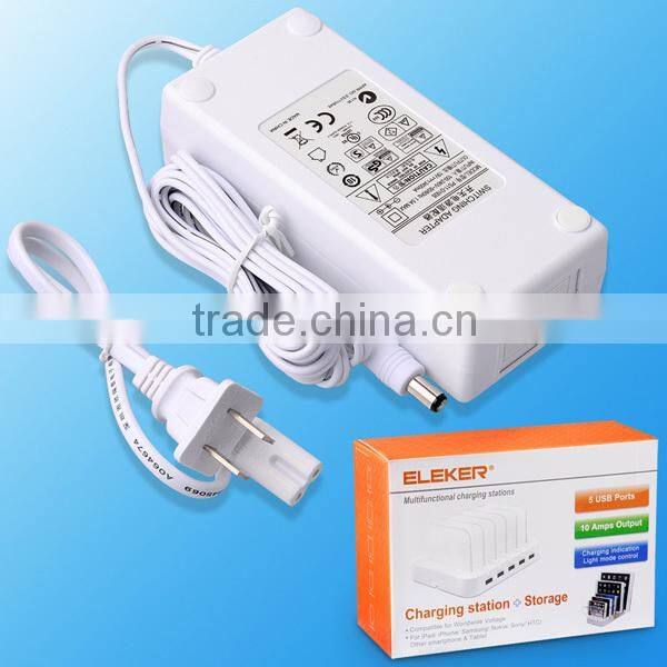 Hot Sale 5 port usb charger station for Apple for samsung ect