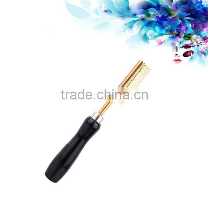 Golden Supreme Brass Pressing Curved Straightening Comb