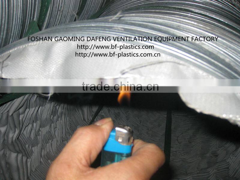 800Celsius layflat ventilation reducing heater duct in red