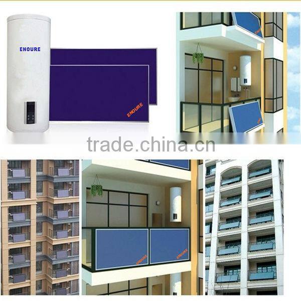 Stainless steel instant flat plate solar collector