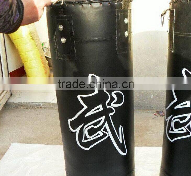 Boxing sandbag hanging
