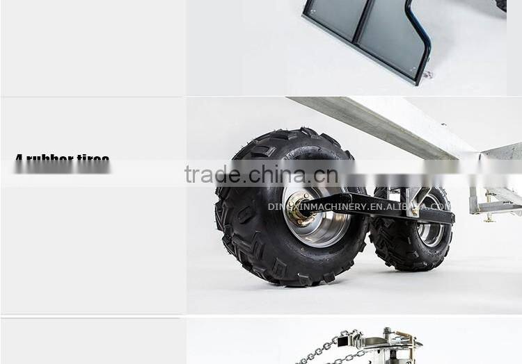 ATV Tow behind trailer for wood log timber