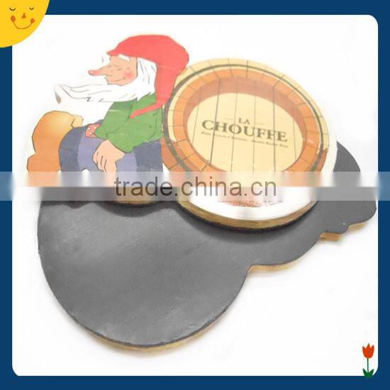 Wodden fridge magnet christmas fridge magnet sticker
