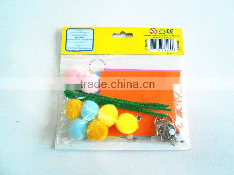 Educational Plush DIY Glitter Toy Kit for Children