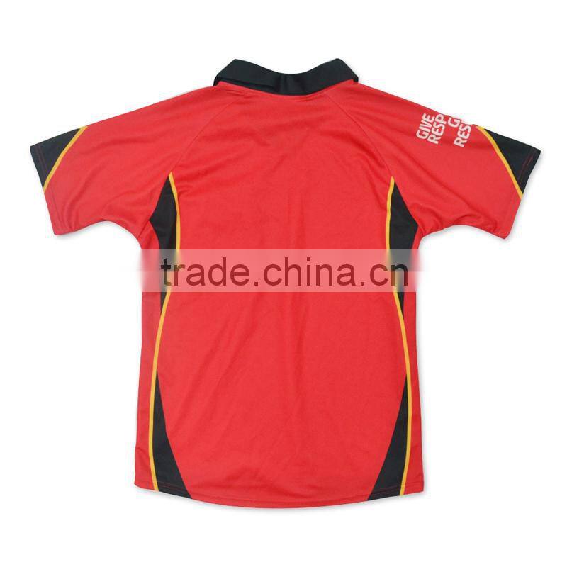 Wholesale sportswear red custom usa soccer jersey with pocket