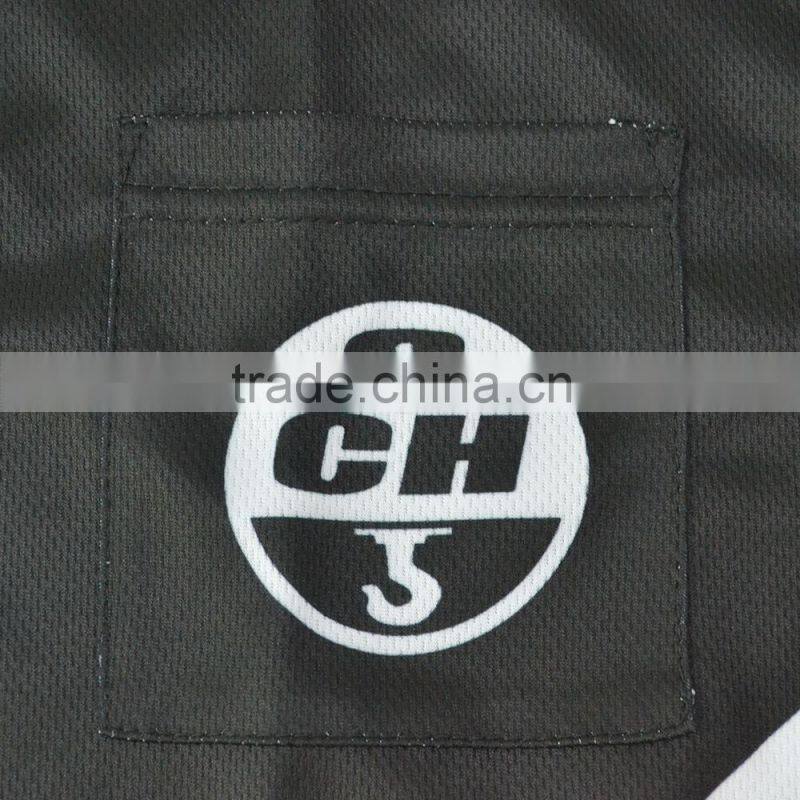 100% polyester sports dri fit customized sublimation polo shirts wholesale with pocket