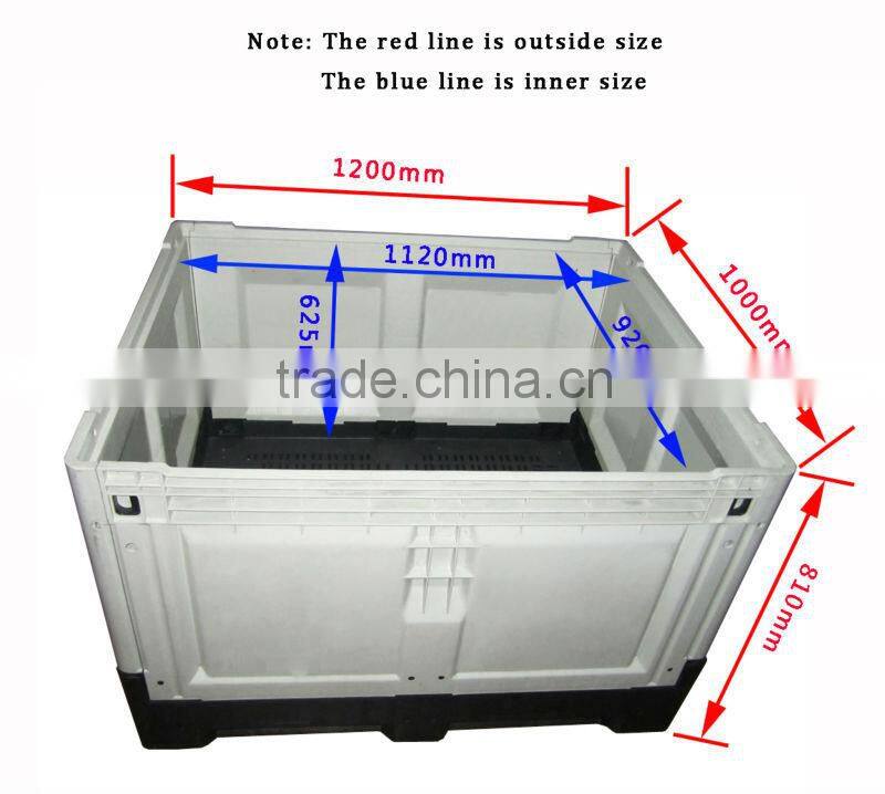 Collapsible fruit picking bin