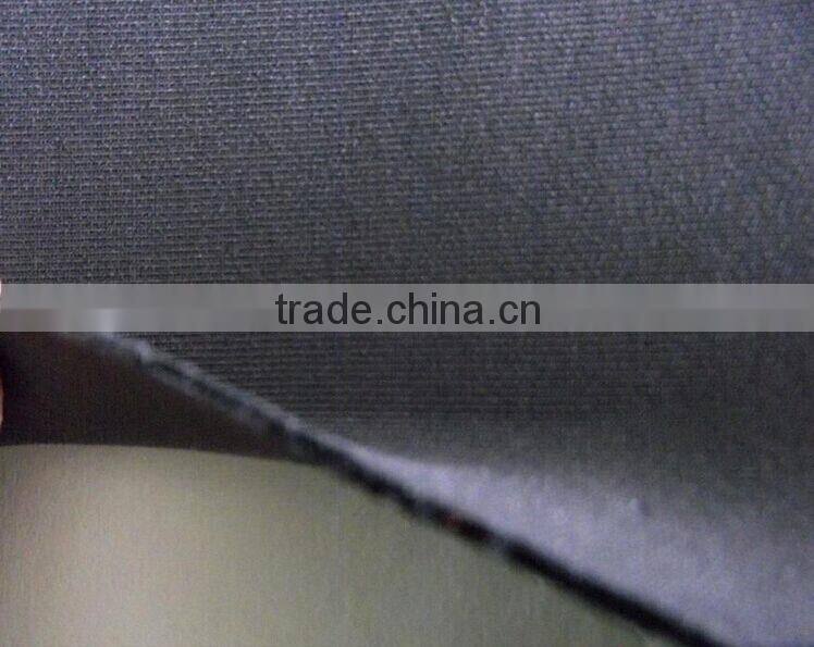 300g/sm dyed polyester spandex double side knit scuba air layer fabric for coat