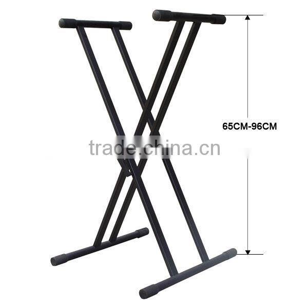 Double x-style metal keyboard stand
