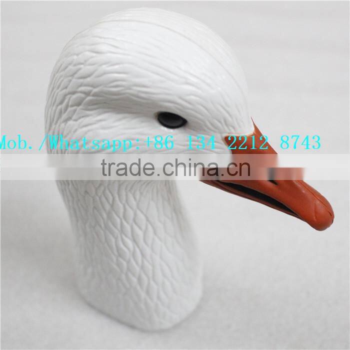 good quality outdoor hunting plastic wind sock decoys snow goose head from Chinese manufacturer
