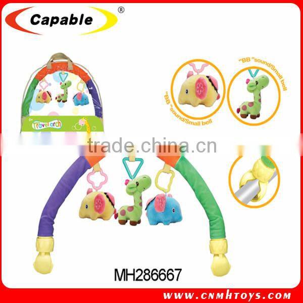 Plush baby rattle toys baby bedside bell for sale