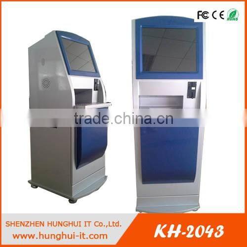 Interactive Payment Kiosk Touch Screen Barcode Scanner