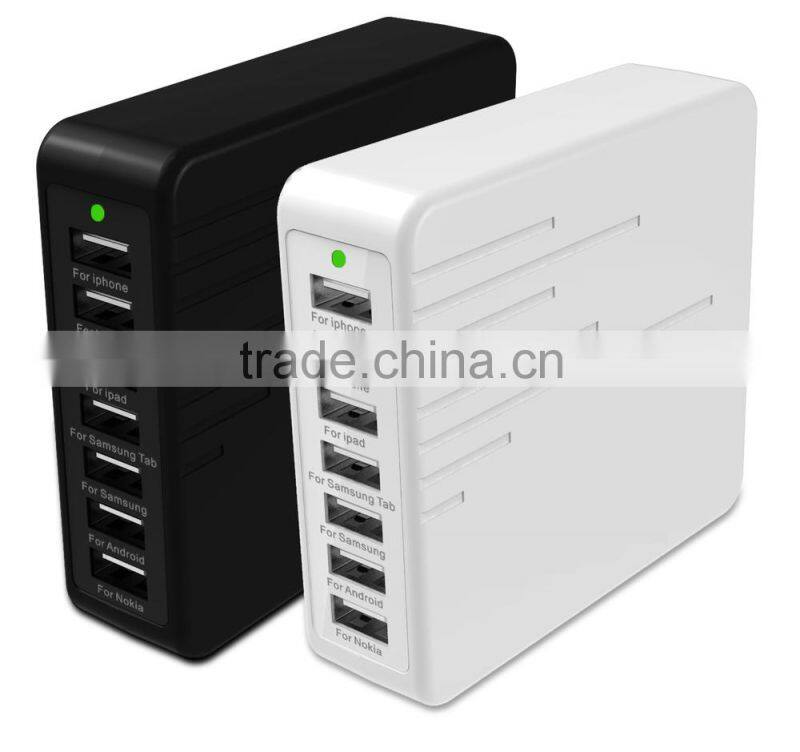 45W 5V 9A usb multi charger 7Ports USB for all phones and Ipad