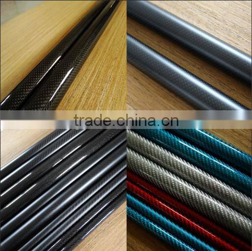 Professional hot selling small size 100% 3k carbon fiber tube 100mm producer