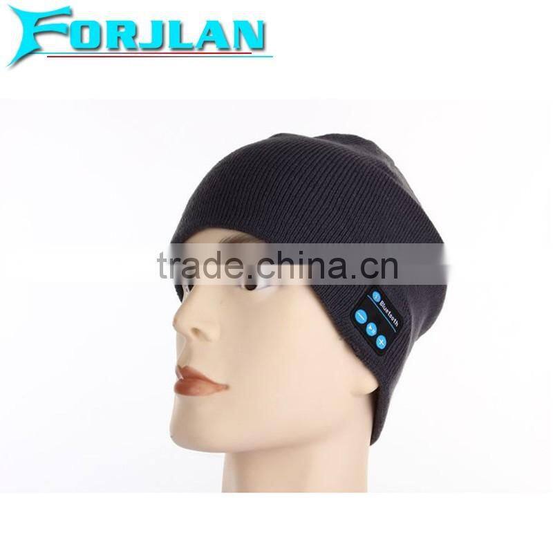 fashion gift Knitting bluetooth beanie hat and cap wireless bluetooth stereo handfree calling