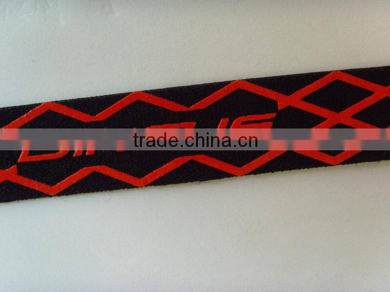 Silicone printed logo tape