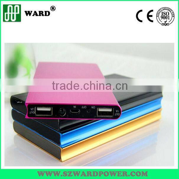 A grade Polymer lithium battery High quality universal power bank 5200mah-10000mah portable mobile battery bank