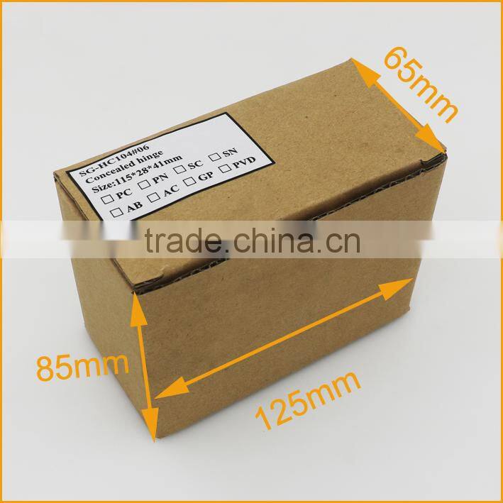 138.8*33.5*50mm zinc alloy easy assembled semi trailer door concealed hinge