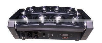 New Pro 8PCS 10W LED Spider Lights for Disco Dj White Lighting