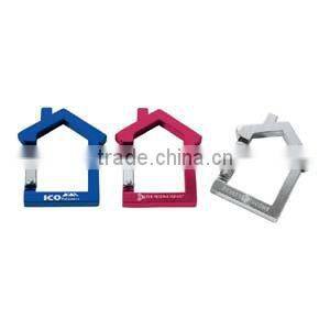 High Quality Aluminum Carabiner with Lanyard and Keyring