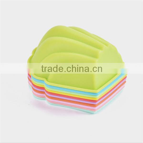 Fancy style silicone cupcake baking cups