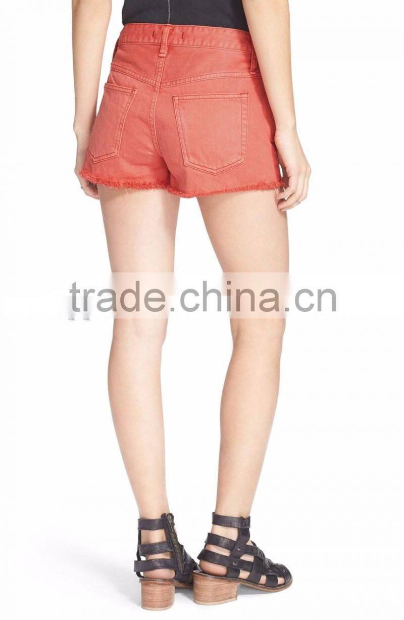 2016 China Wholesale European Fashion Denim Shorts Crafted From Supersoft Cotton Fabric Custom Denim Shorts