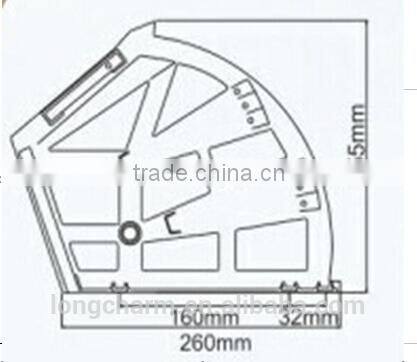 gray plastic two layers shoe rack shoe rack bracket YL-016 made in China