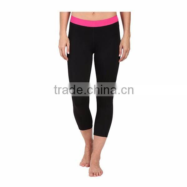 Women's Colourful Running Gym Sports Yoga Capri