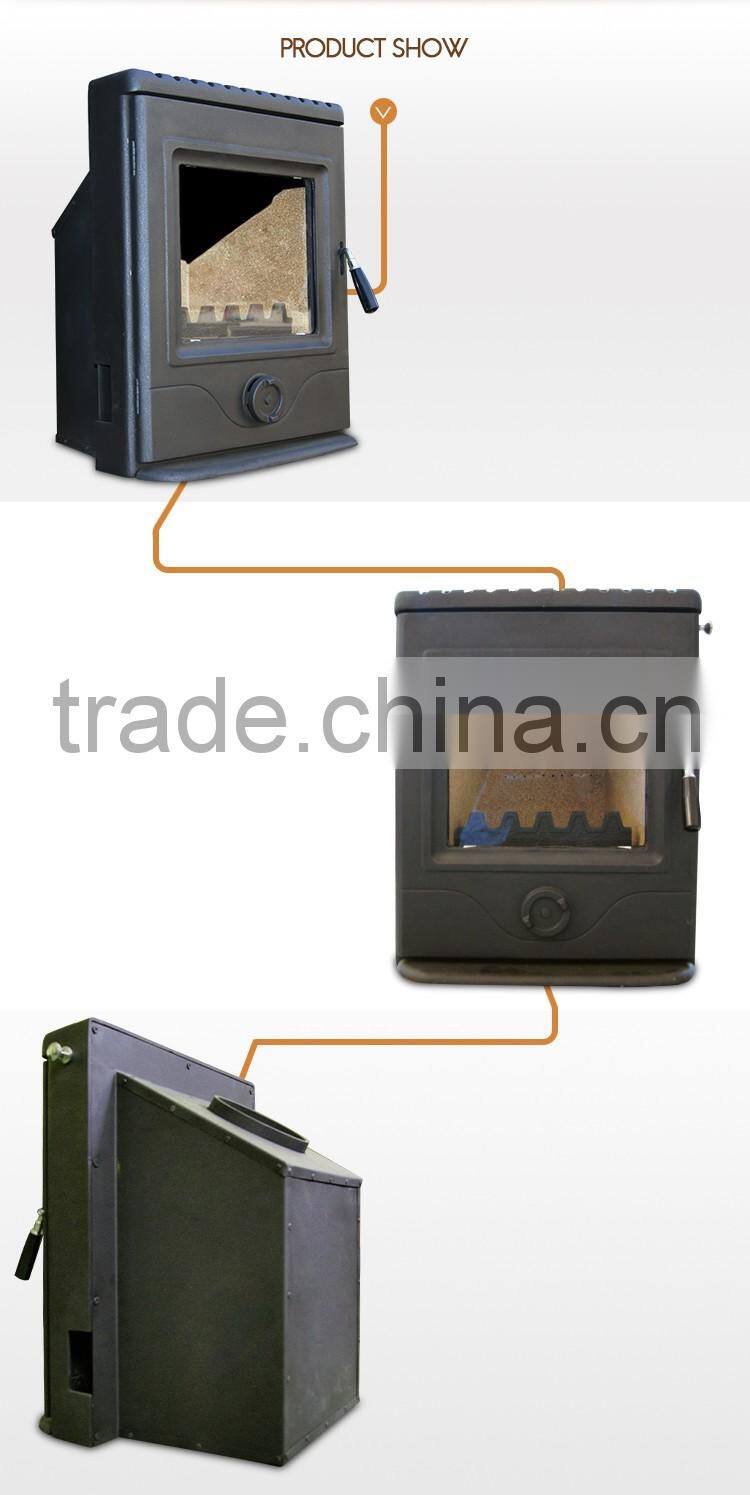 Highly efficient heat source burning woodstoves and wood stove fan