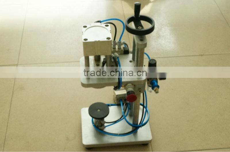 2014 newest semi-automatic perfume pneumatic capper machine