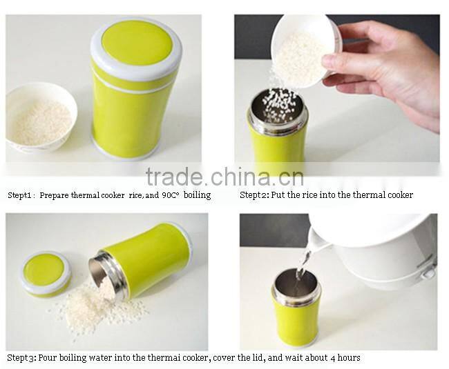 Cute no electricity mini thermal rice cooker for promotion