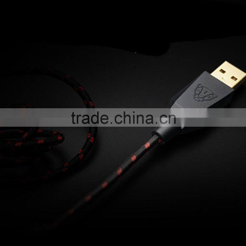 V40-4000DPI Optical Programmable Wired Gaming Mouse for PC/Laptop/Desktop, LED Colors, 6 Buttons