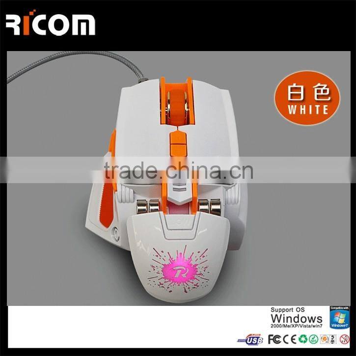 cheap usb wired mechanical optical mouse,Customization Gaming Mouse With Breathing Light,Giveaway Gaming Mouse--GM6113--Ricom